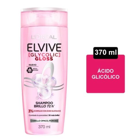 Shampoo Brillo 72h L'Oreal Elvive Gloss
