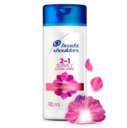 Shampoo Head Shoulders Suave y Manejable 90ml
