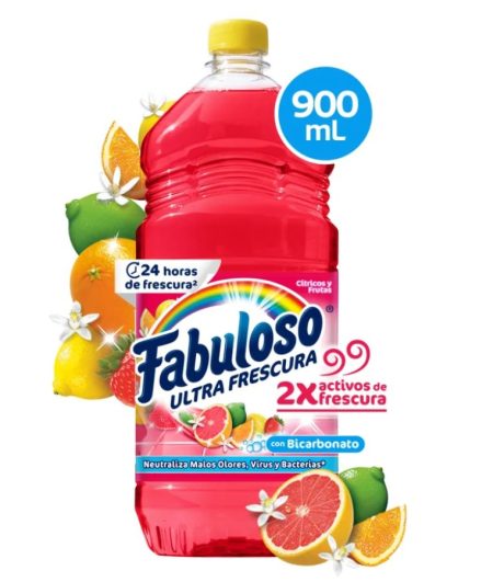 Desinfectante Fabuloso Rojo 900 ml
