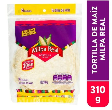Tortilla de maíz Milpa Real 310 gr